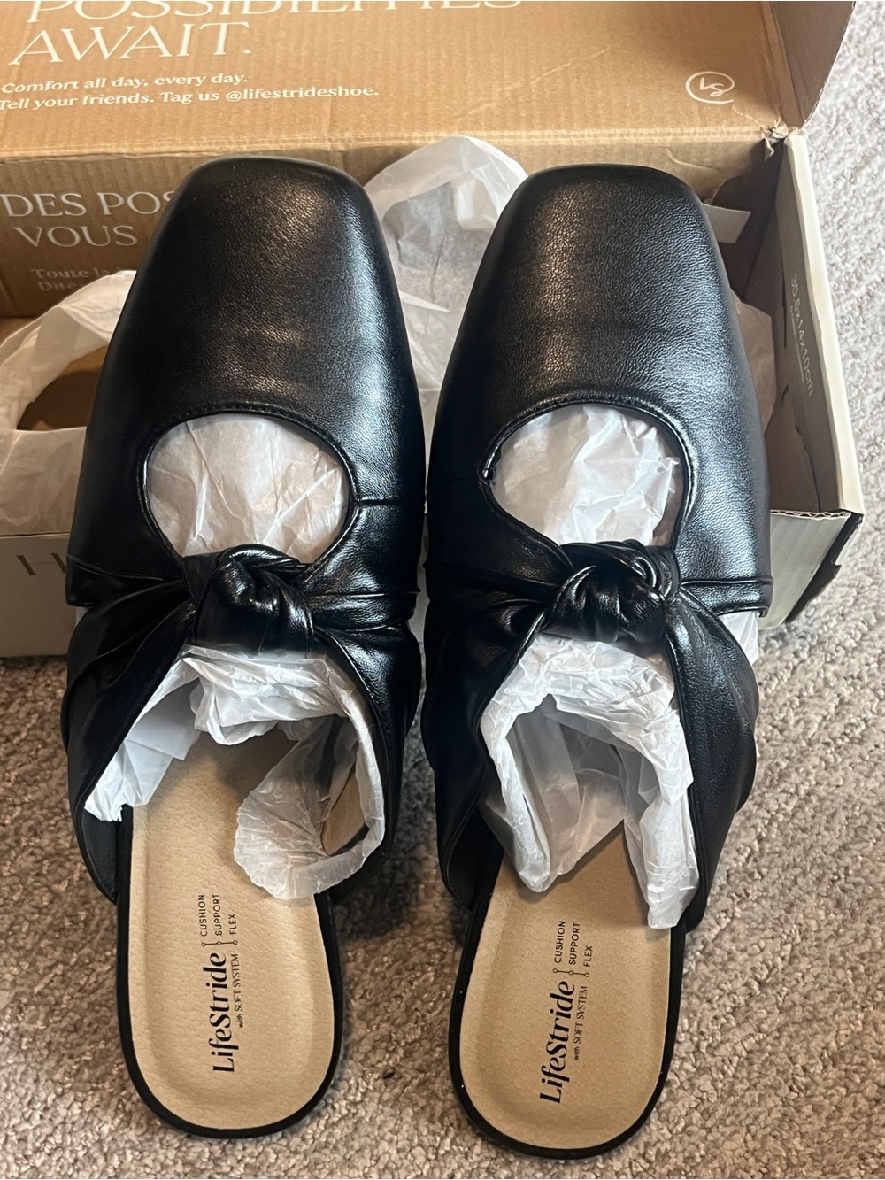 LifeStride Believe Mule Black 12 W. 2445-1 - Picture 12 of 13